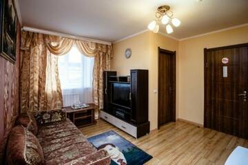 Двухместный номер Делюкс с 2 двуспальными кроватями в Гостинице Боярд